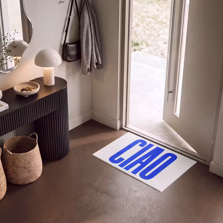 Deurmat - Ciao - Hoofdletters - Blauw - Minimalistisch — 8
