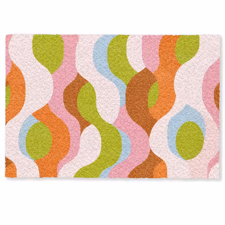 Deurmat - Abstract - Vormen - Roze — 1