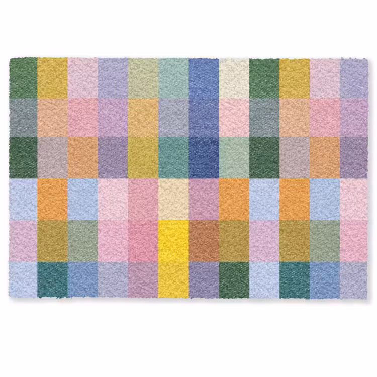 Deurmat - Blokken - Patroon - Gekleurd — 1