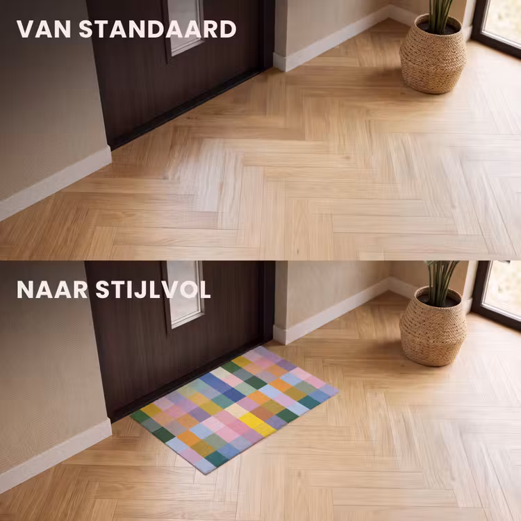 Deurmat - Blokken - Patroon - Gekleurd — 3