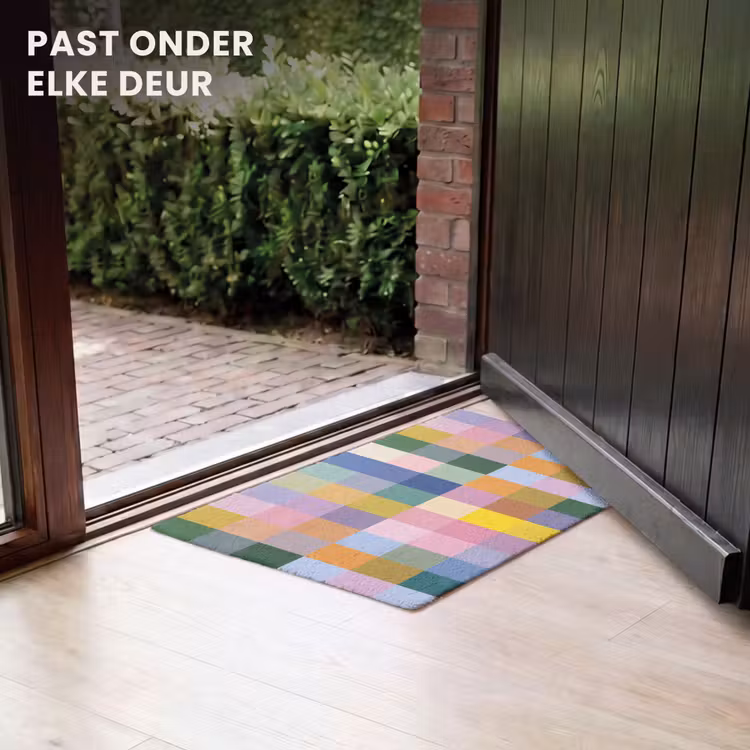 Deurmat - Blokken - Patroon - Gekleurd — 7