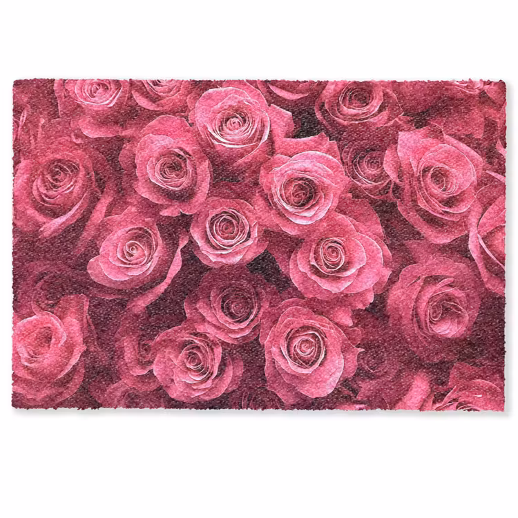 Deurmat - Rozen - Pink - Bloem — 1