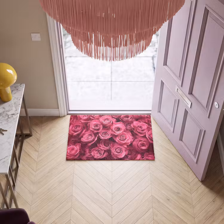 Deurmat - Rozen - Pink - Bloem — 4