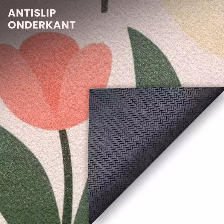 Deurmat - Tulpen - Modern - Roze — 6