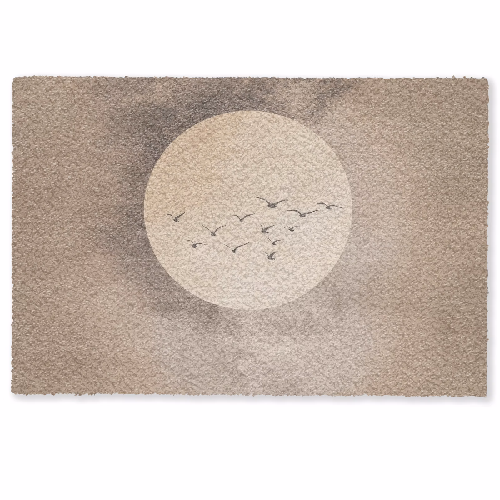 Deurmat - Vogel - Beige - Japandi — 1