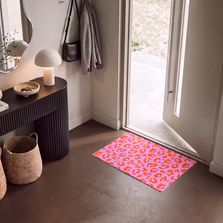 Deurmat - Panter - Rood - Roze — 8