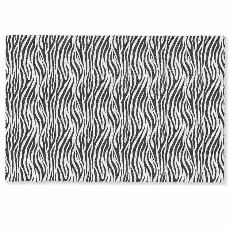 Deurmat - Zwart - Wit - Zebra - Patroon — 1