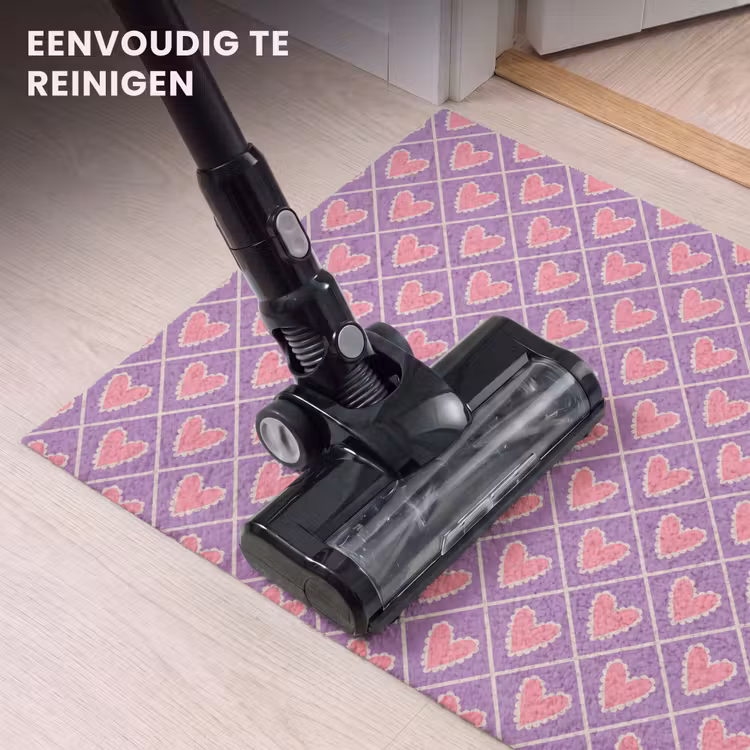 Deurmat - Hartjes Patroon Roze Lila — 9