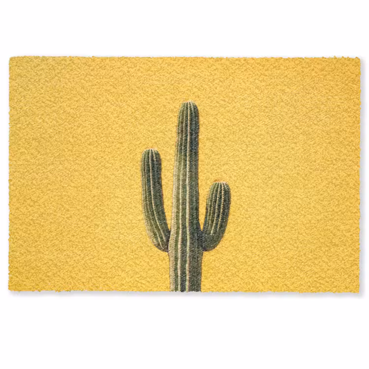 Deurmat - Cactus - Groen - Minimalistisch — 1
