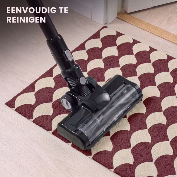 Deurmat - Rood - Tegelpatroon - Crème — 9