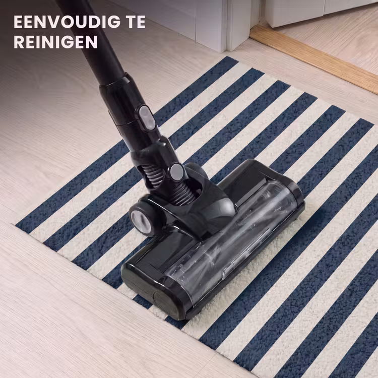 Deurmat - Verticale strepen - Blauw - Crème — 9