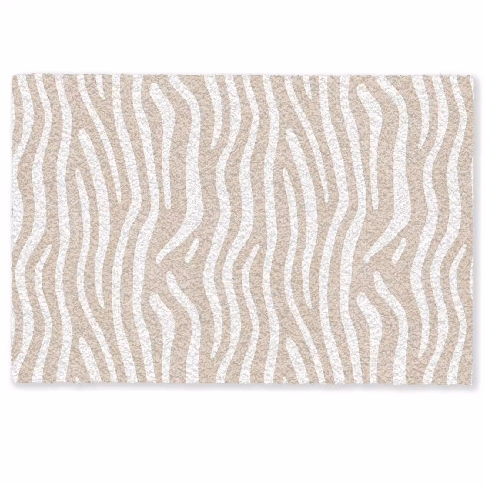 Deurmat - Abstract - Zebra - Beige — 1