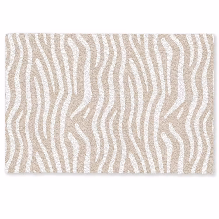 Deurmat - Abstract - Zebra - Beige