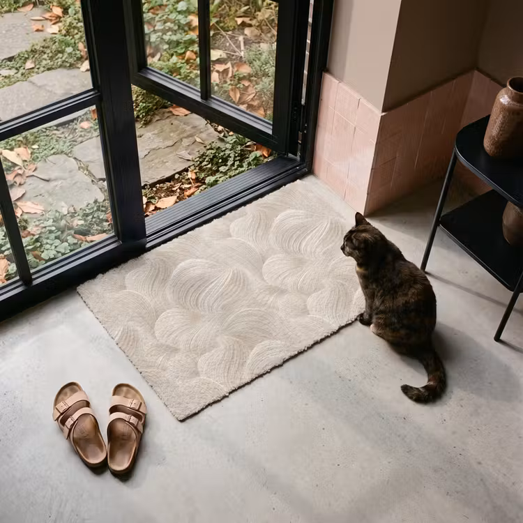 Deurmat - Lijnen - Waaier - Beige — 2