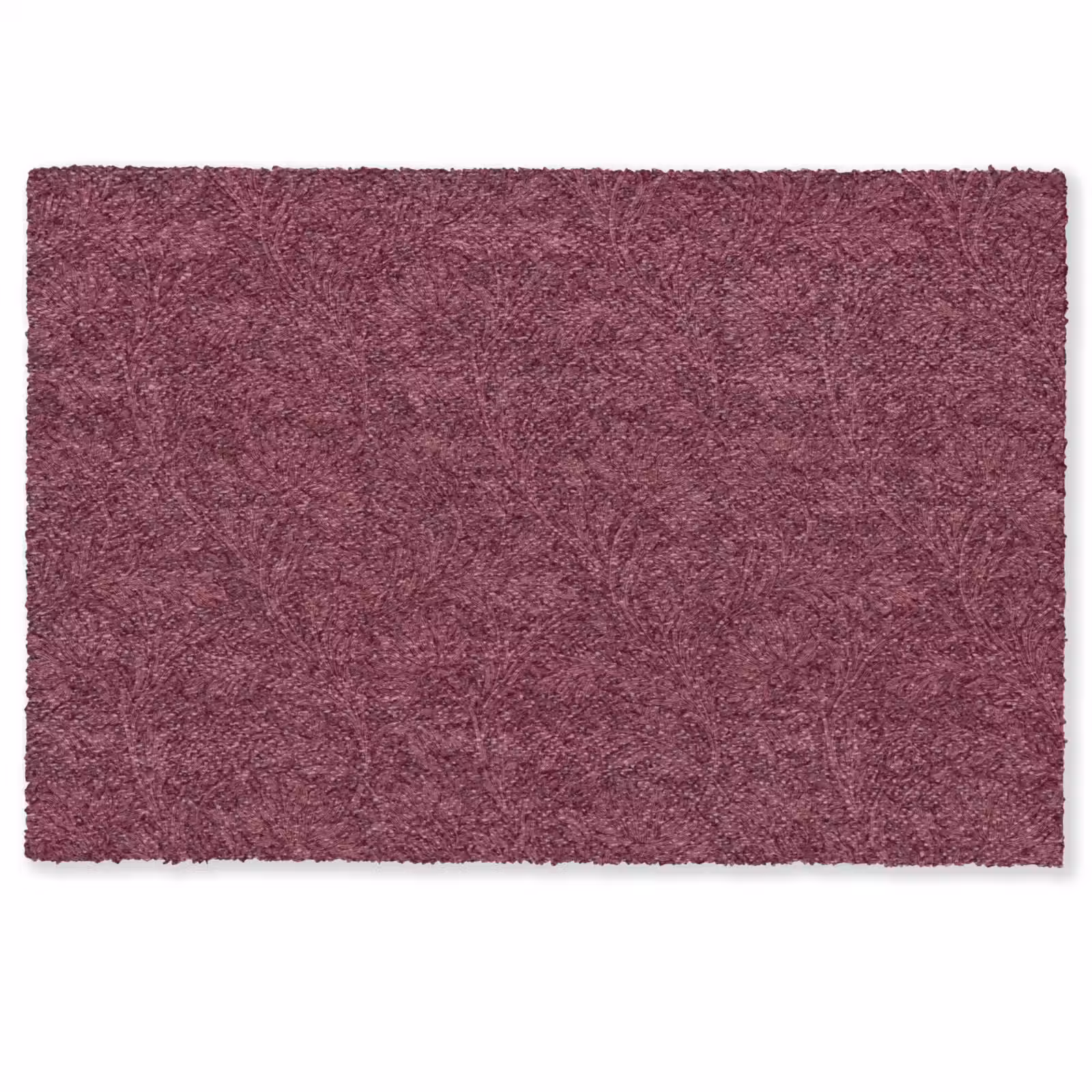 Deurmat - Bladeren - Patroon - Paars — 1