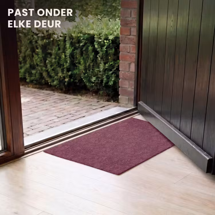 Deurmat - Bladeren - Patroon - Paars — 7