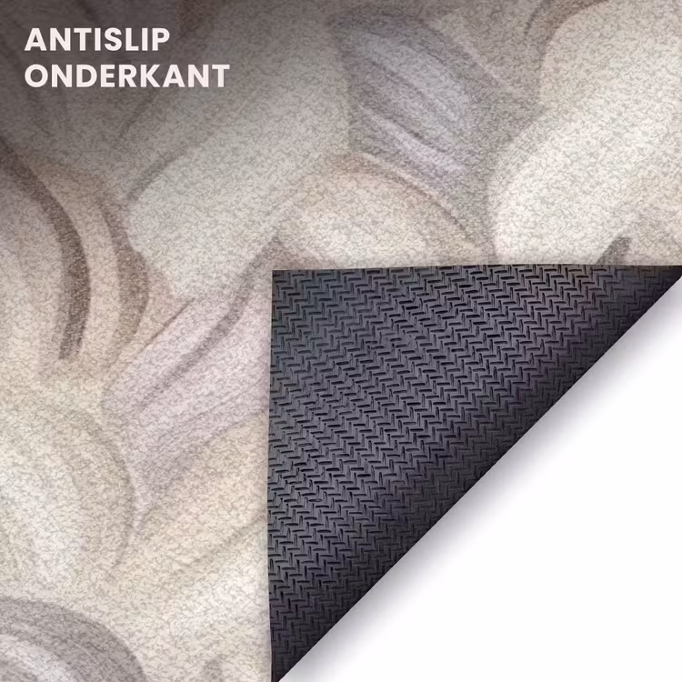 Deurmat - Abstracte Verfstreken Beige — 6