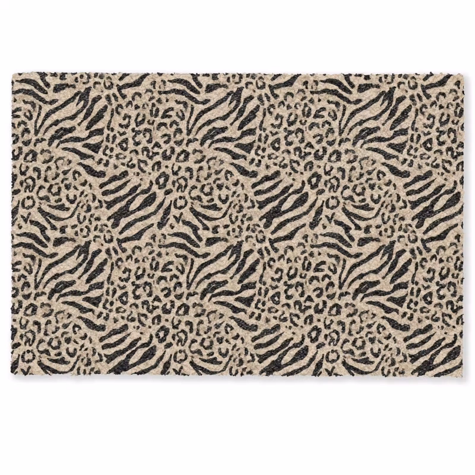 Deurmat - Giraf - Zebra - Motief - Bruin — 1