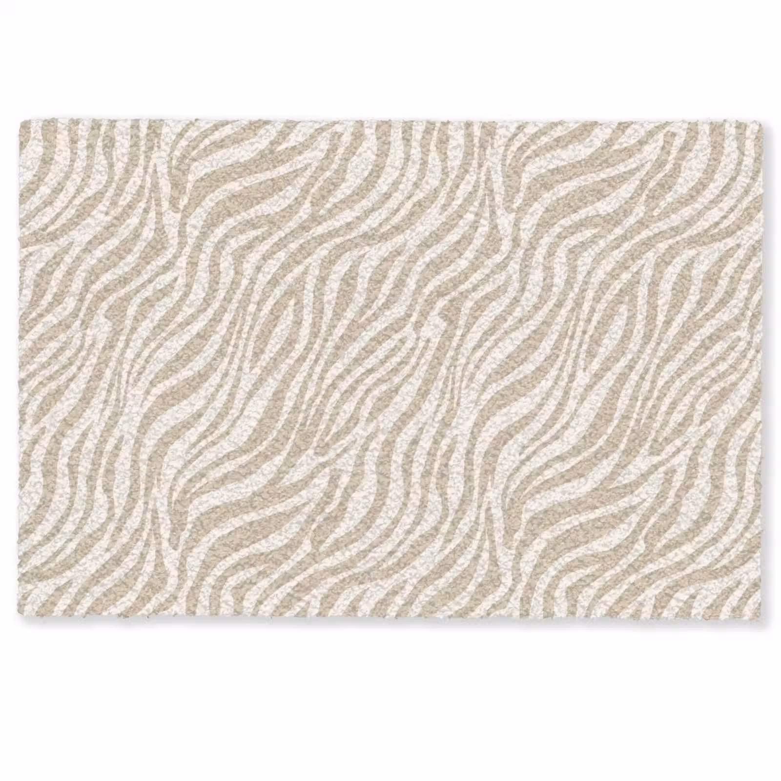 Deurmat - Zebra - Patroon - Beige — 1