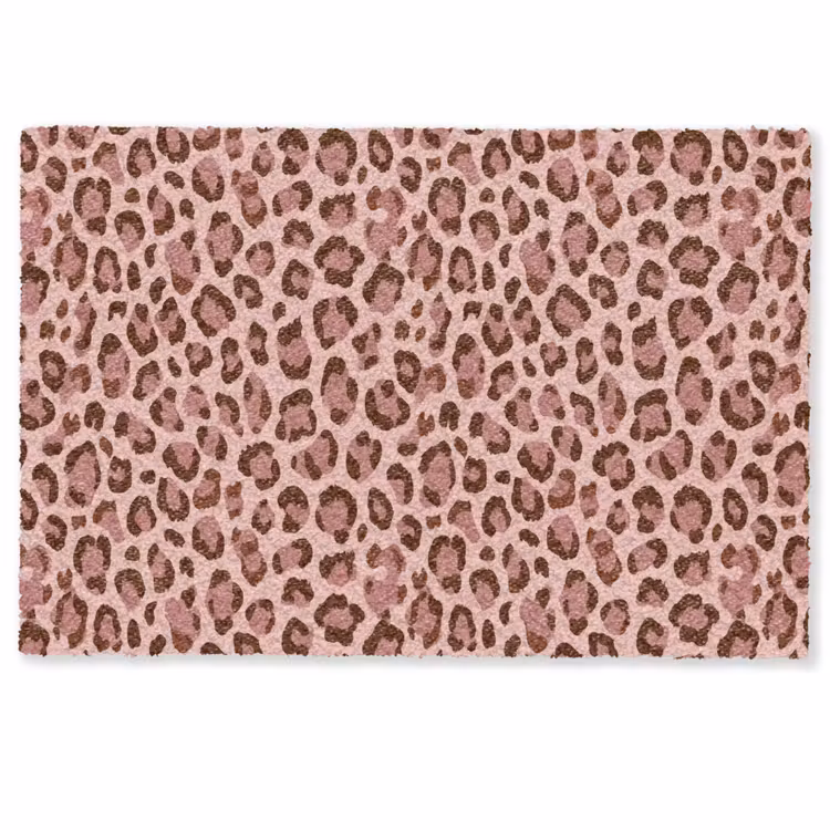 Deurmat - Luipaard - Patroon - Roze