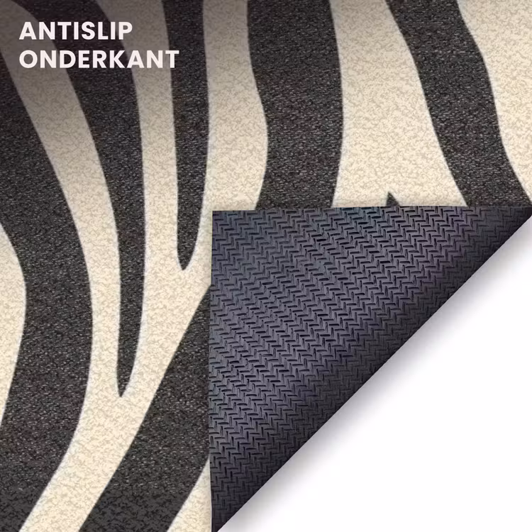 Deurmat - Zebra - Print - Klassiek - Zwart — 6