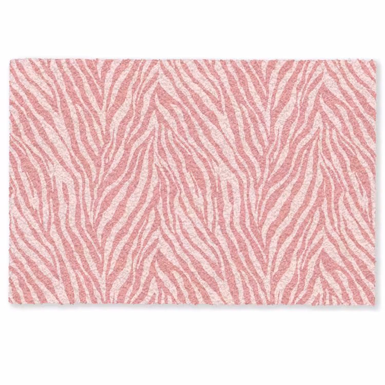 Deurmat - Zebra - Print - Roze — 1
