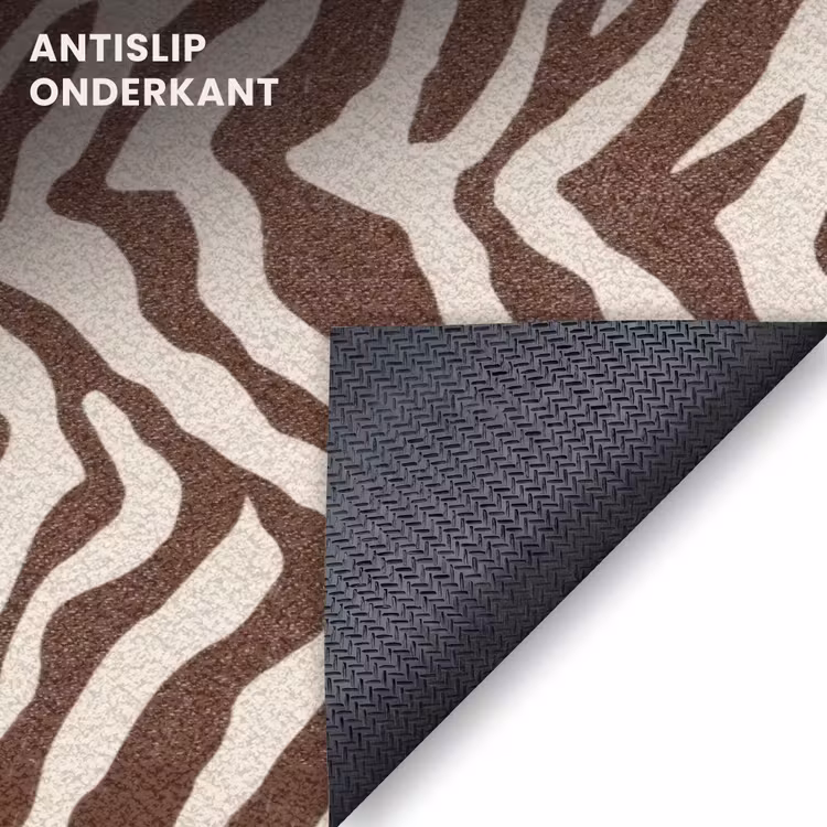 Deurmat - Zebra - Patroon - Zwart - Wit — 6