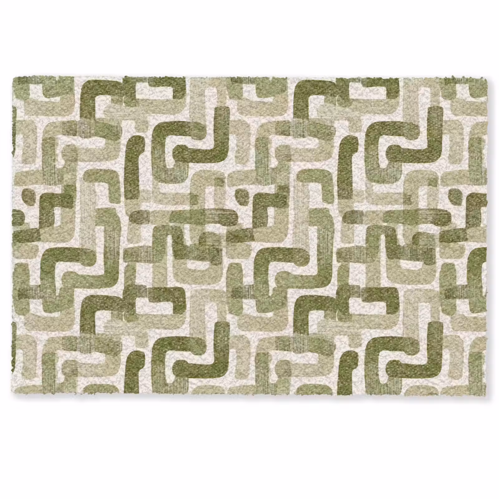 Deurmat - Modern - Grafisch - Groen — 1