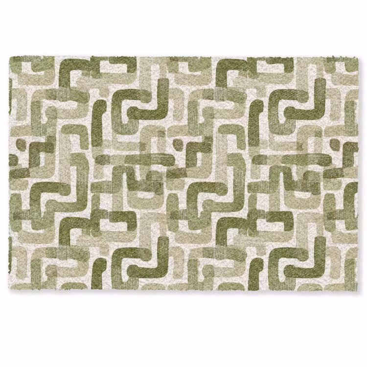Deurmat - Modern - Grafisch - Groen