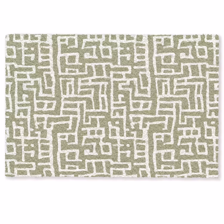 Deurmat - Grafisch - Patroon - Groen — 1
