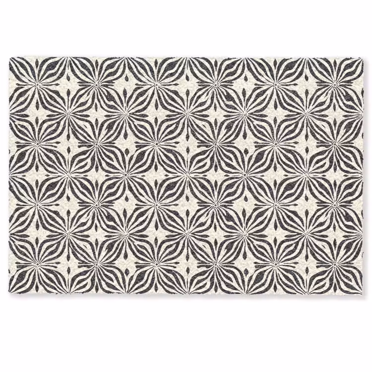 Deurmat - Grafisch - Patroon - Zwart — 1
