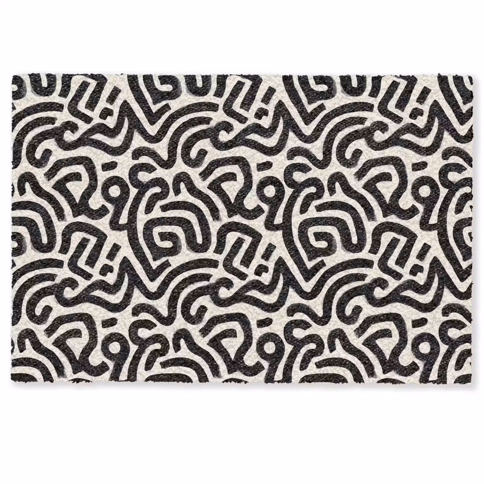 Deurmat - Modern - Abstract - Zwart — 1