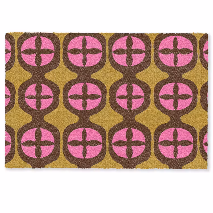 Deurmat - Modern - Patroon - Roze — 1