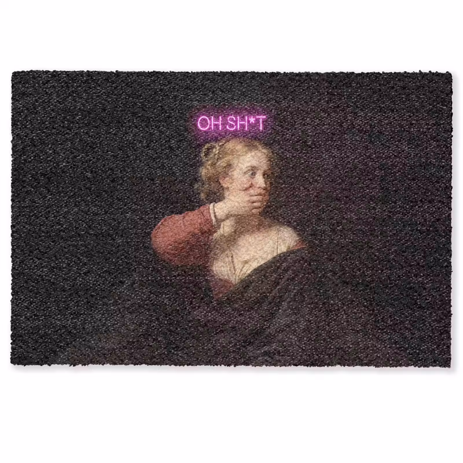 Deurmat - Quote - Neon - vrouw — 1