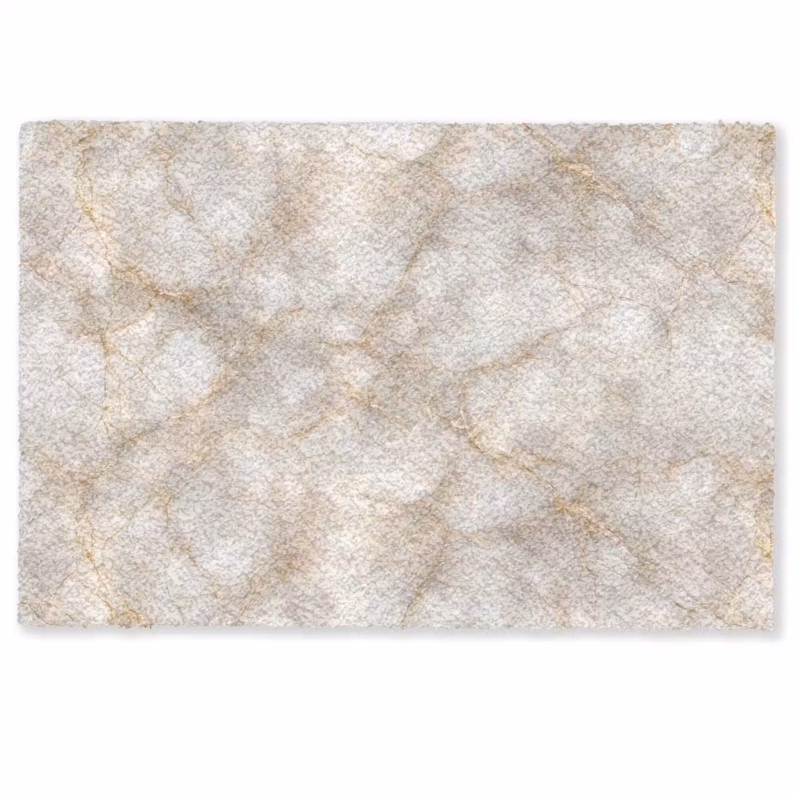 Deurmat - Zandkleurig - Marmer - Natuursteen — 1