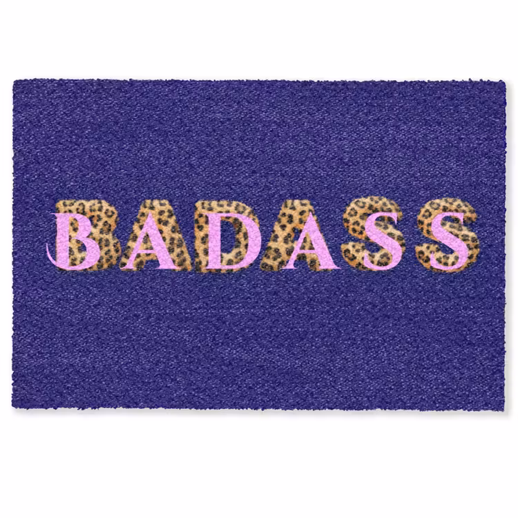 Deurmat - Badass - Panterpint - Schaduw - Roze — 1