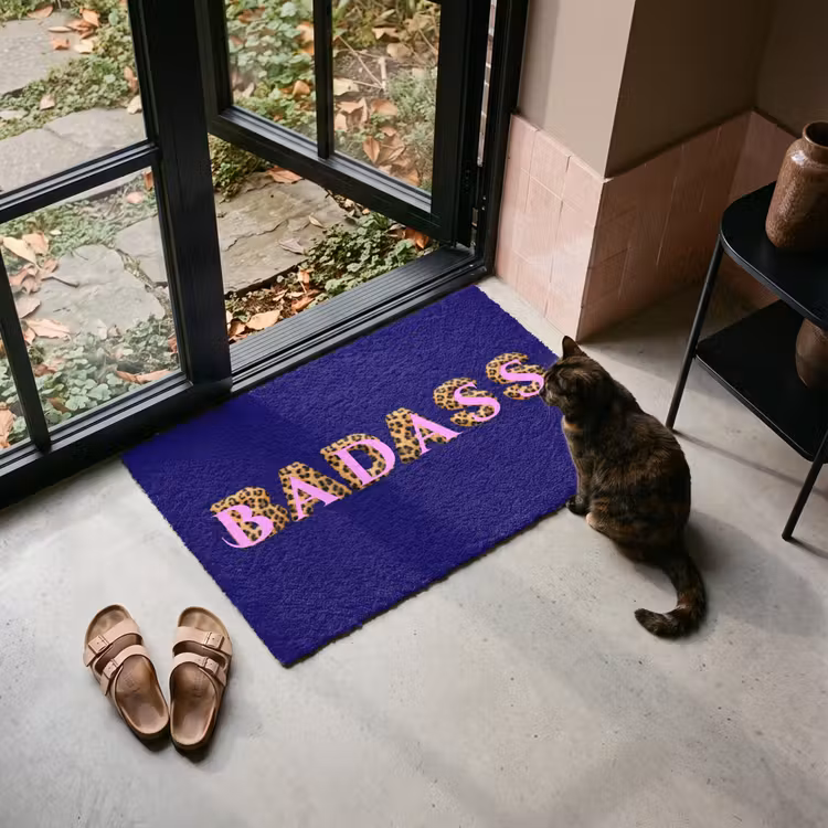 Deurmat - Badass - Panterpint - Schaduw - Roze — 2
