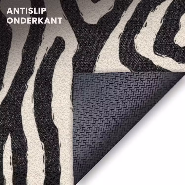 Deurmat - Zebra - Zwart - Abstract — 6