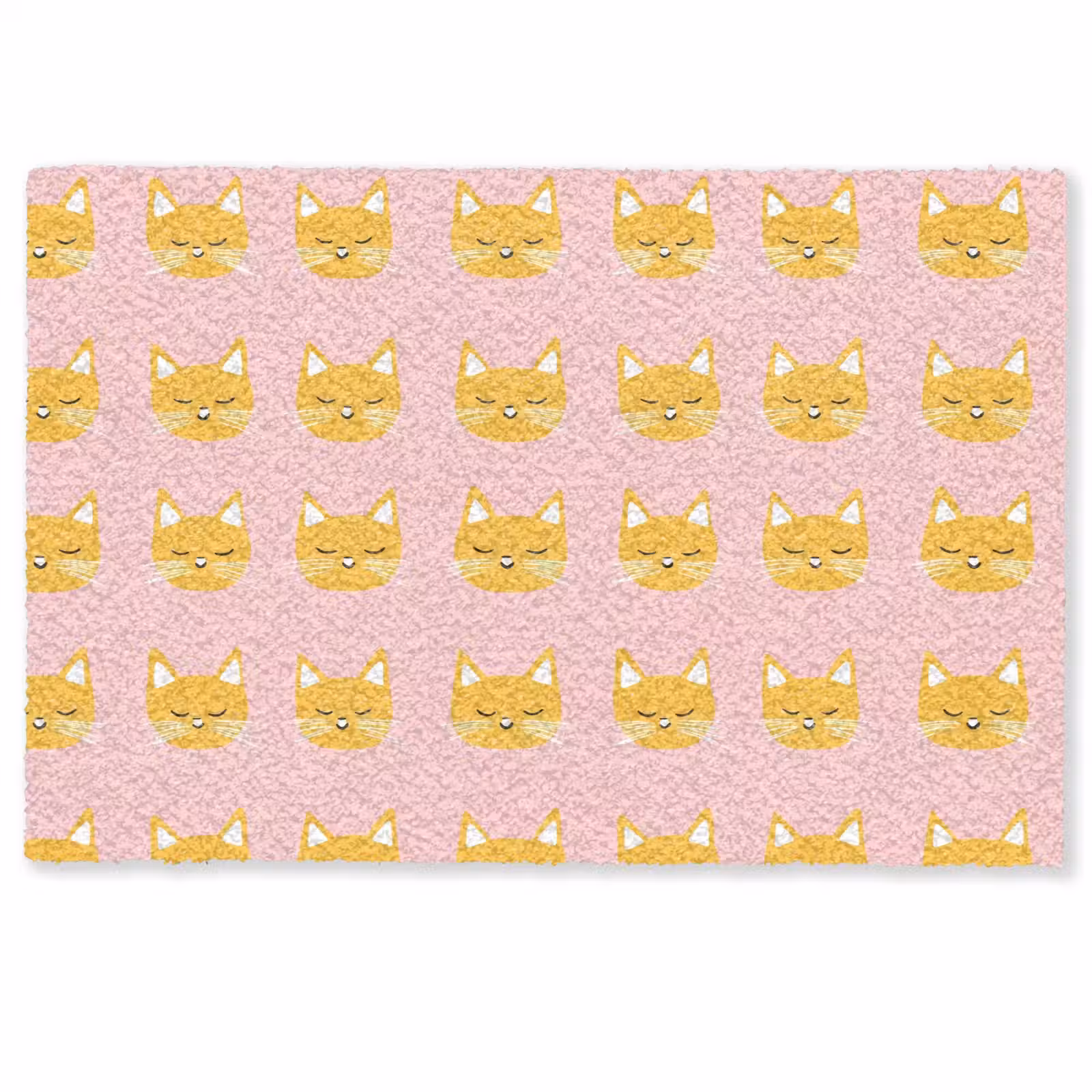 Deurmat - Katten - Patroon - Roze — 1