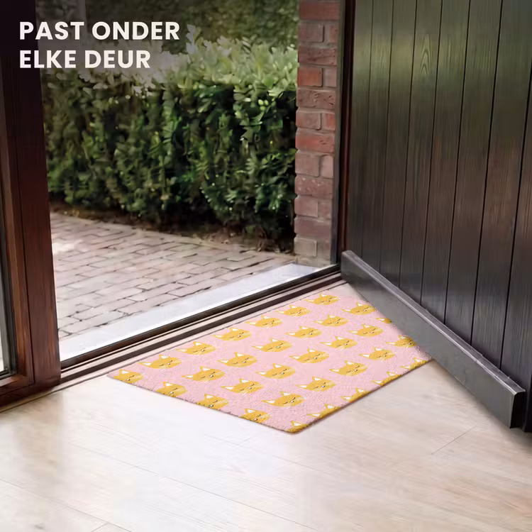 Deurmat - Katten - Patroon - Roze — 7