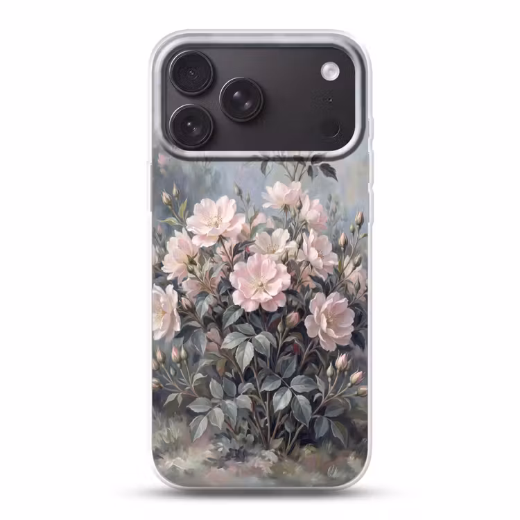 Telefoonhoesje Softcase - Rozen - Illustratie - Roze