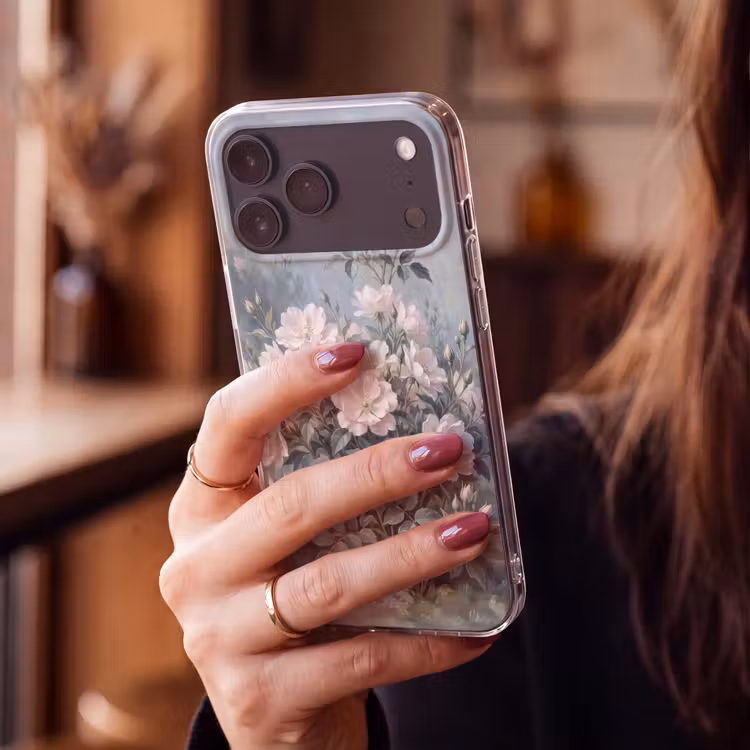 Telefoonhoesje Softcase - Rozen - Illustratie - Roze — 2
