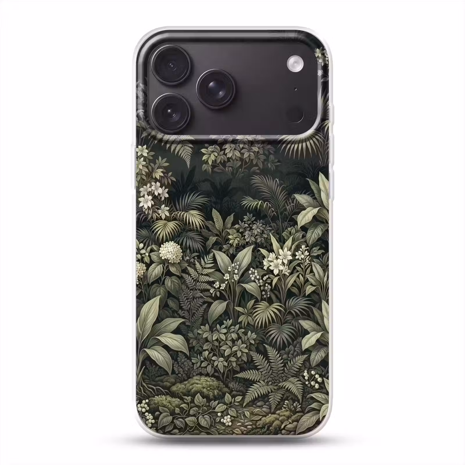 Telefoonhoesje Softcase - Jungle - Bladeren - Botanisch - Groen — 1