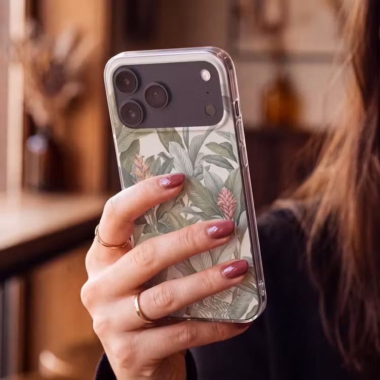 Telefoonhoesje Softcase - Tropisch - Planten - Modern - Groen — 2