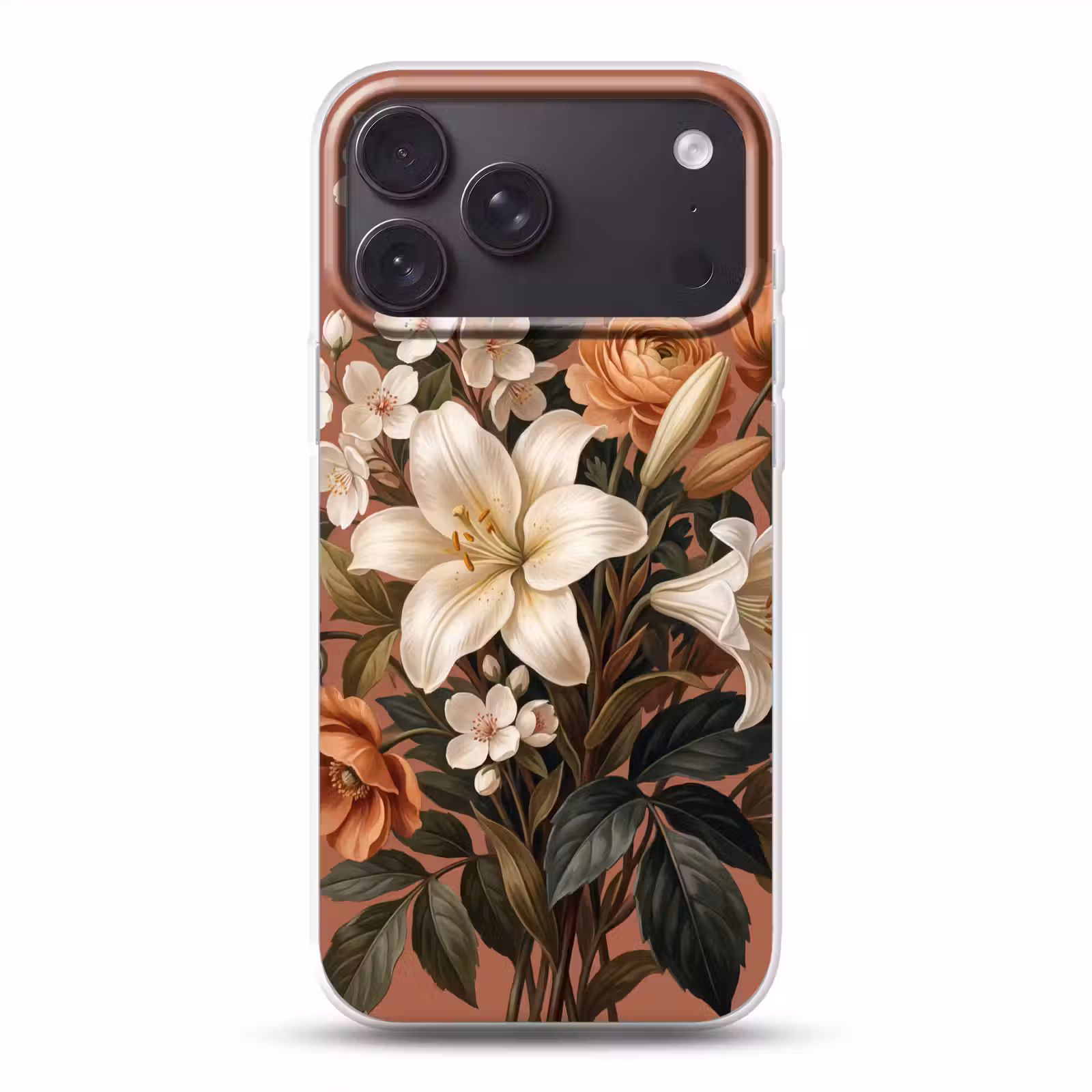 Telefoonhoesje Softcase - Boeket - Retro - Kleurrijk — 1