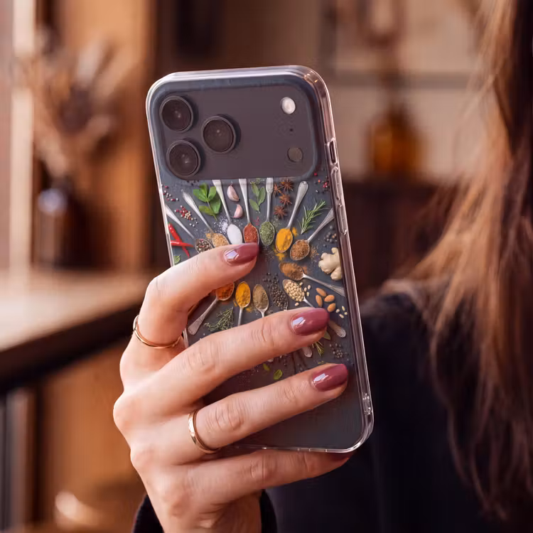 Telefoonhoesje Softcase - Kruiden - Lepels - Culinair - Kleurrijk - Sfeervol — 2