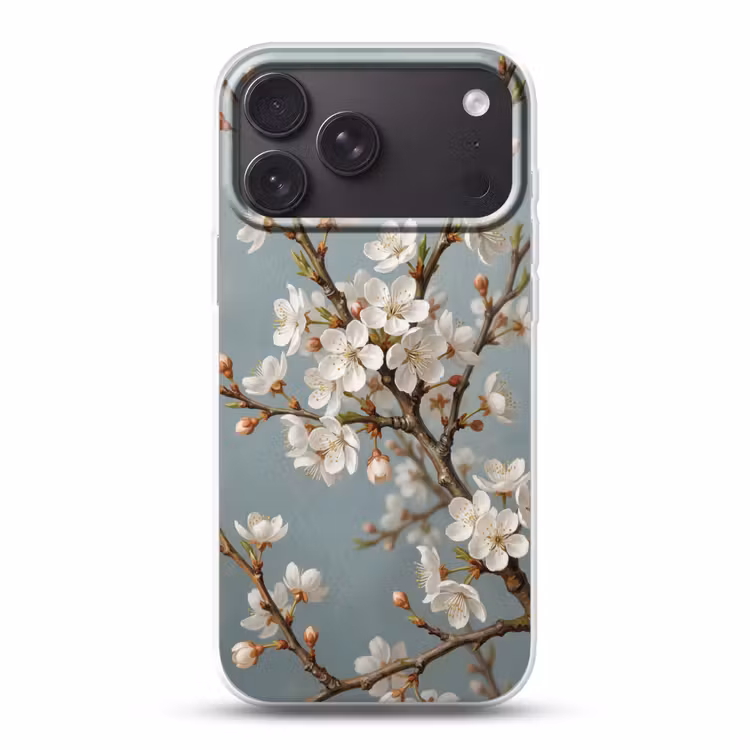 Telefoonhoesje Softcase - Botanisch - Stilleven - Blauw