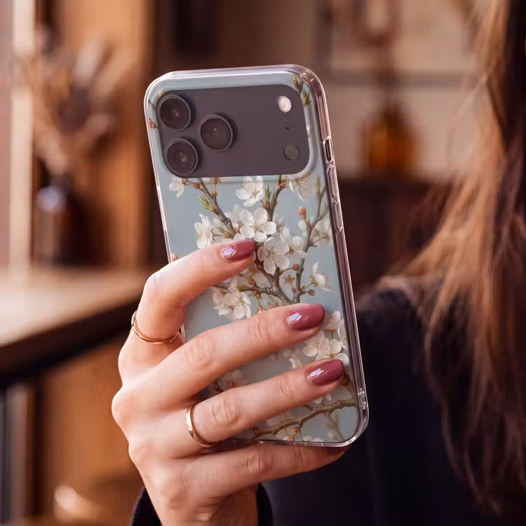 Telefoonhoesje Softcase - Botanisch - Stilleven - Blauw — 2