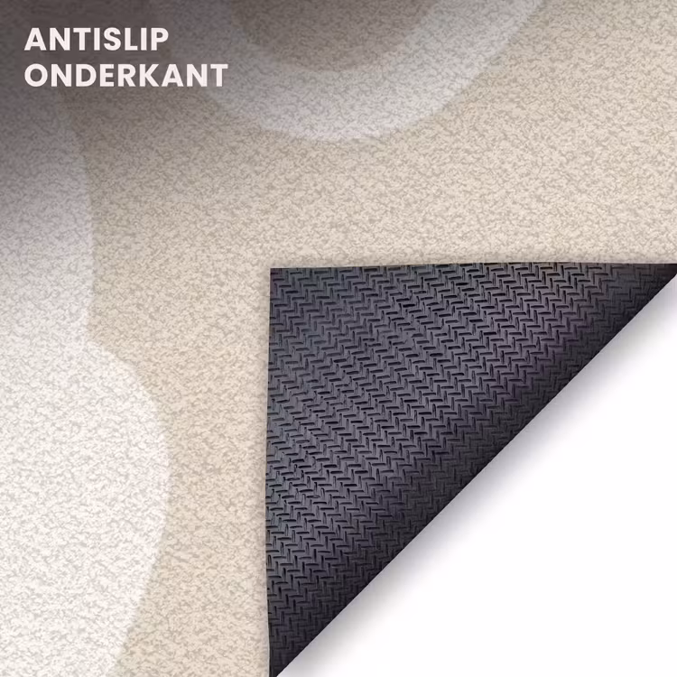 Deurmat - Lijnen - Abstract - Beige - Wit - Minimalistisch — 6