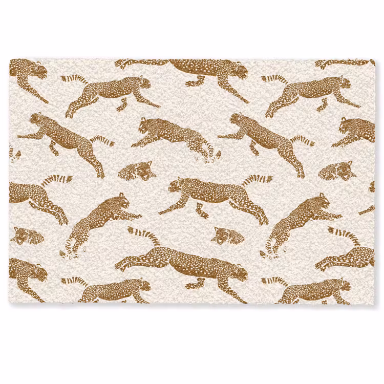 Deurmat - Panters - Dieren - Beige - Bruin - Patroon — 1